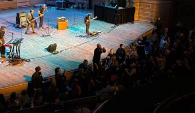 Matt Berninger makes the crowd wait at the Orpheum
