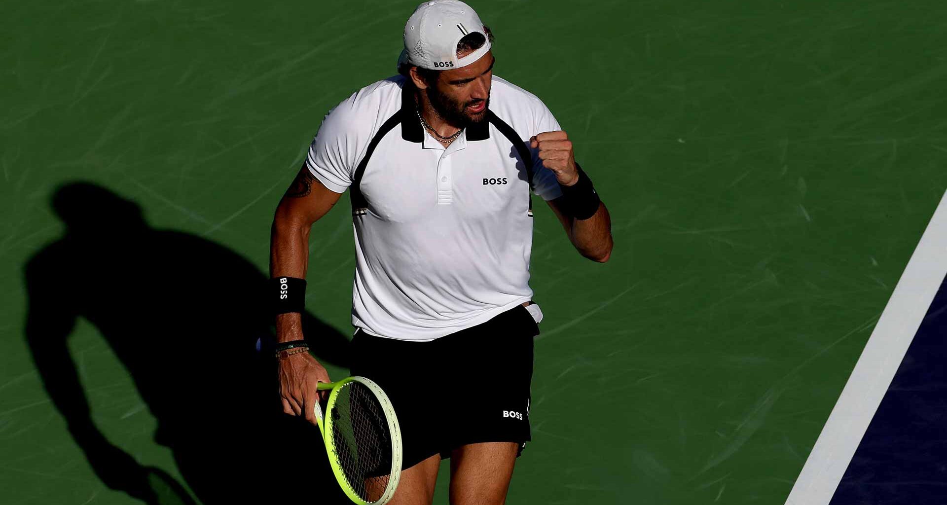 Matteo Berrettini wins, cramps immediately in bizarre Indian Wells scene! | ATP Tour