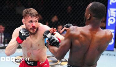 Nathaniel Wood in action against Losene Keita