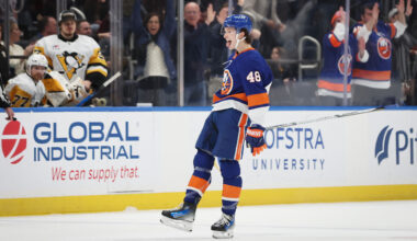 Islanders' Matthew Schaefer becomes youngest defenceman to record 50 points
