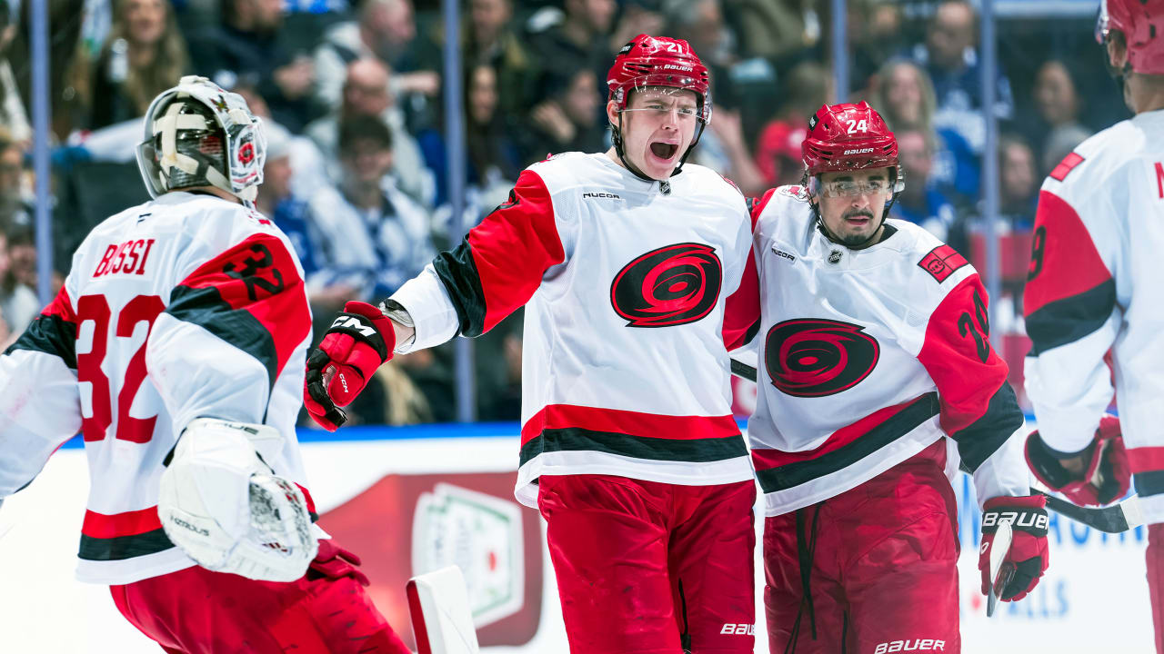 Hurricanes recover to get past Maple Leafs in OT