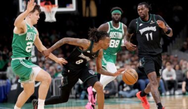 NBA Roundup: Timberwolves snap losing streak in Boston with win over Celtics