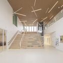 Borny Socio-Educational Center / ABC Studio - Interior Photography, Stairs, Wood