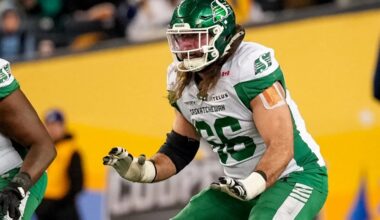 ‘Chip on my shoulder’: Saskatchewan Roughriders’ Jacob Brammer using past slights for motivation in all-star CFL career | 620 CKRM - The Voice of Saskatchewan