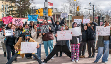 Brampton students rally at City Hall to protest Doug Ford’s OSAP cuts