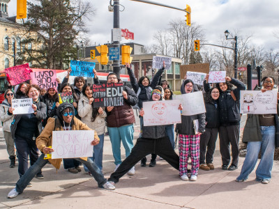 Brampton students rally at City Hall to protest Doug Ford’s OSAP cuts