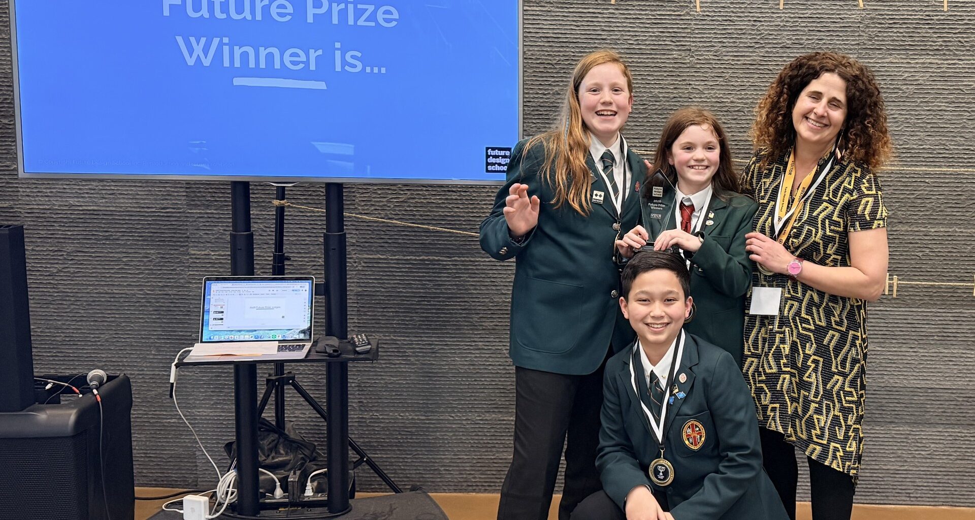 Queen Margaret’s students win Future Prize after racing to Vancouver design challenge