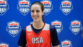 Caitlin Clark records double-double in 20 minutes in her Team USA debut at FIBA Women's World Cup qualifiers