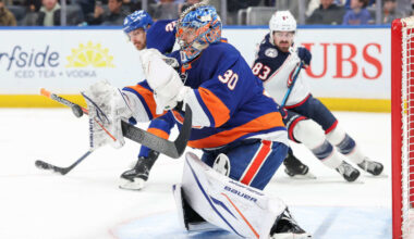 Islanders get shutout in pivotal Metro game, end Blue Jackets' 12-game point streak
