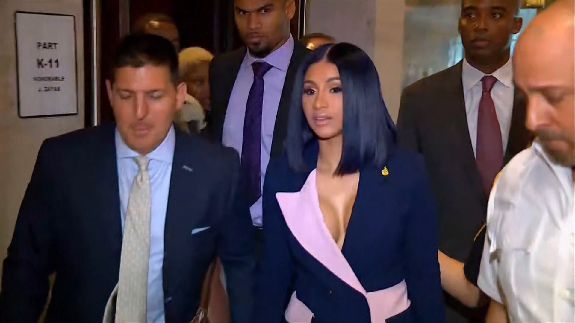Click to play video: 'Cardi B makes court appearance, pleads not guilty to charges in alleged New York strip club fight'
