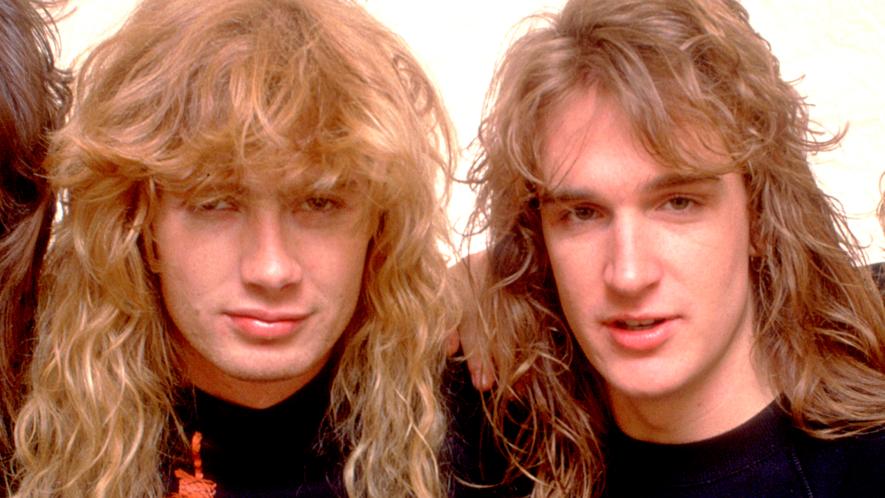 Dave Mustaine and David Ellefson in 1988
