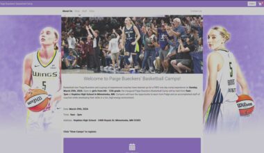 WNBA star Paige Bueckers hosts basketball camp at Hopkins High School on Sunday