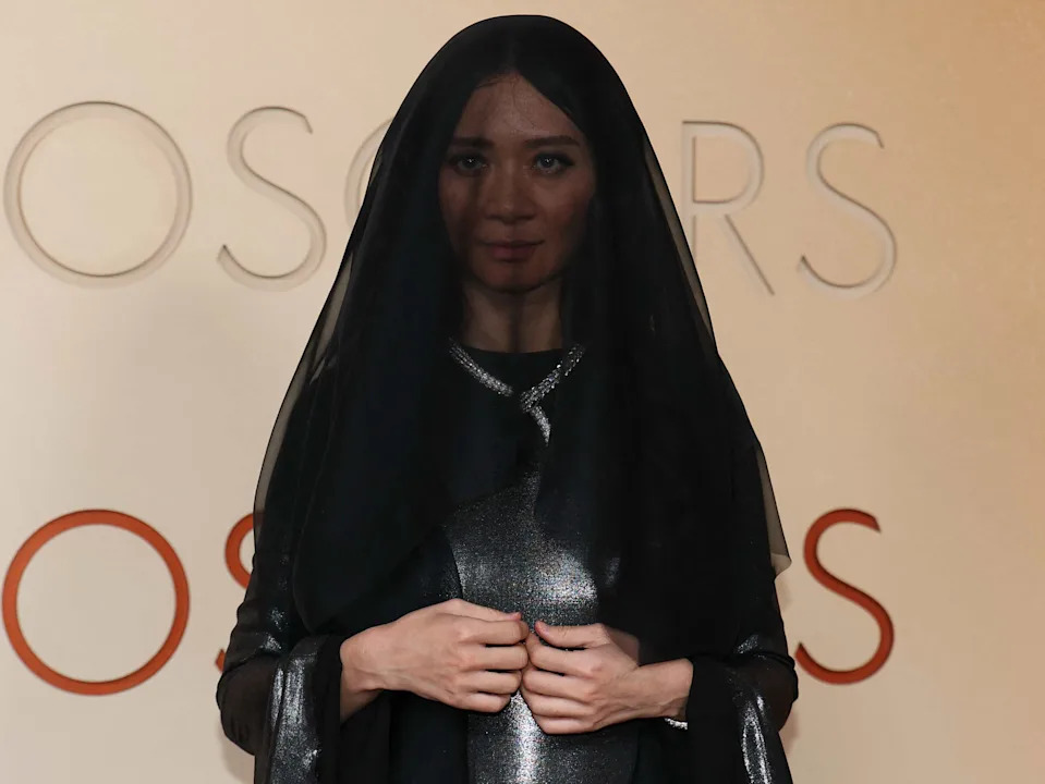 TOPSHOT - Chinese director Chloe Zhao attends the 98th Annual Academy Awards at the Dolby Theatre in Hollywood, California on March 15, 2026. (Photo by ANGELA WEISS / AFP via Getty Images)