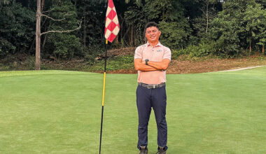 Aerial view of Ghost Creek golf course