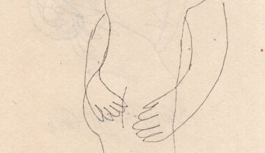 Christopher Mcholm’s child-like drawings are about first kisses, kissing each other and kissing forever