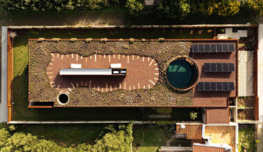 courtyard pool opens house by pedro henrique to sky and light in portugal