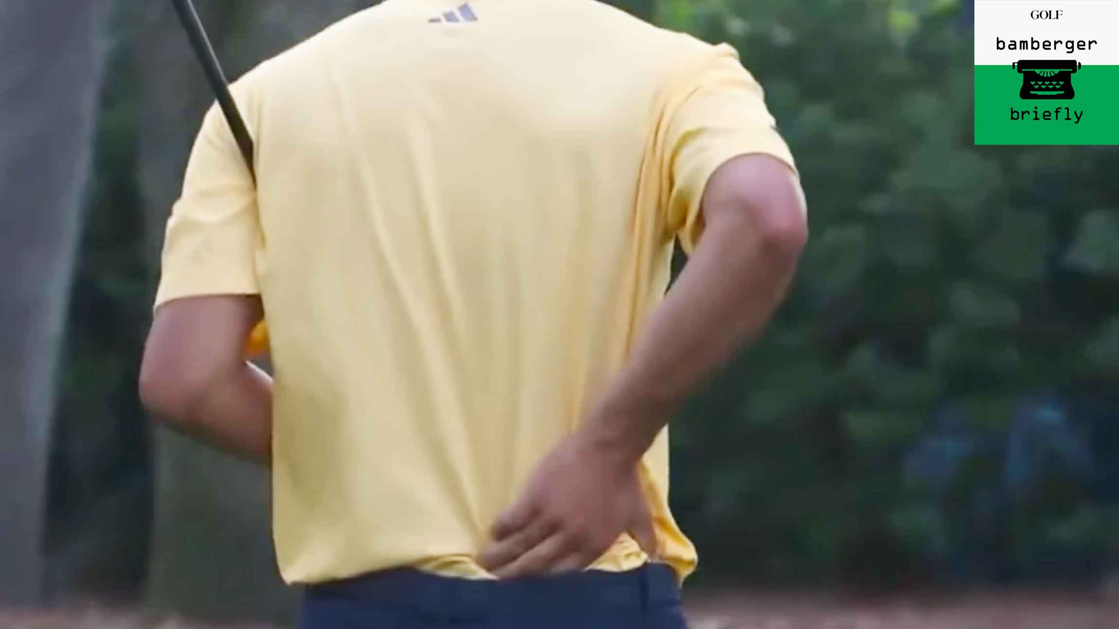 collin morikawa hurting his back at players championship