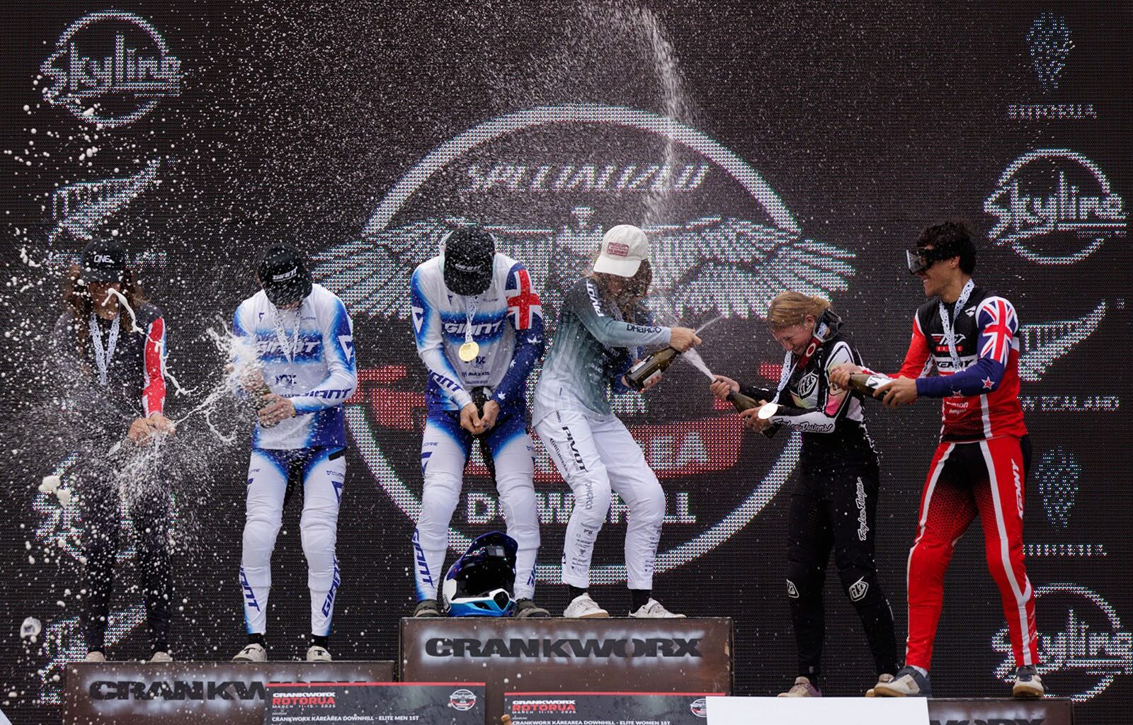 Canadian Dane Jewett storms onto Crankworx Rotorua downhill podium