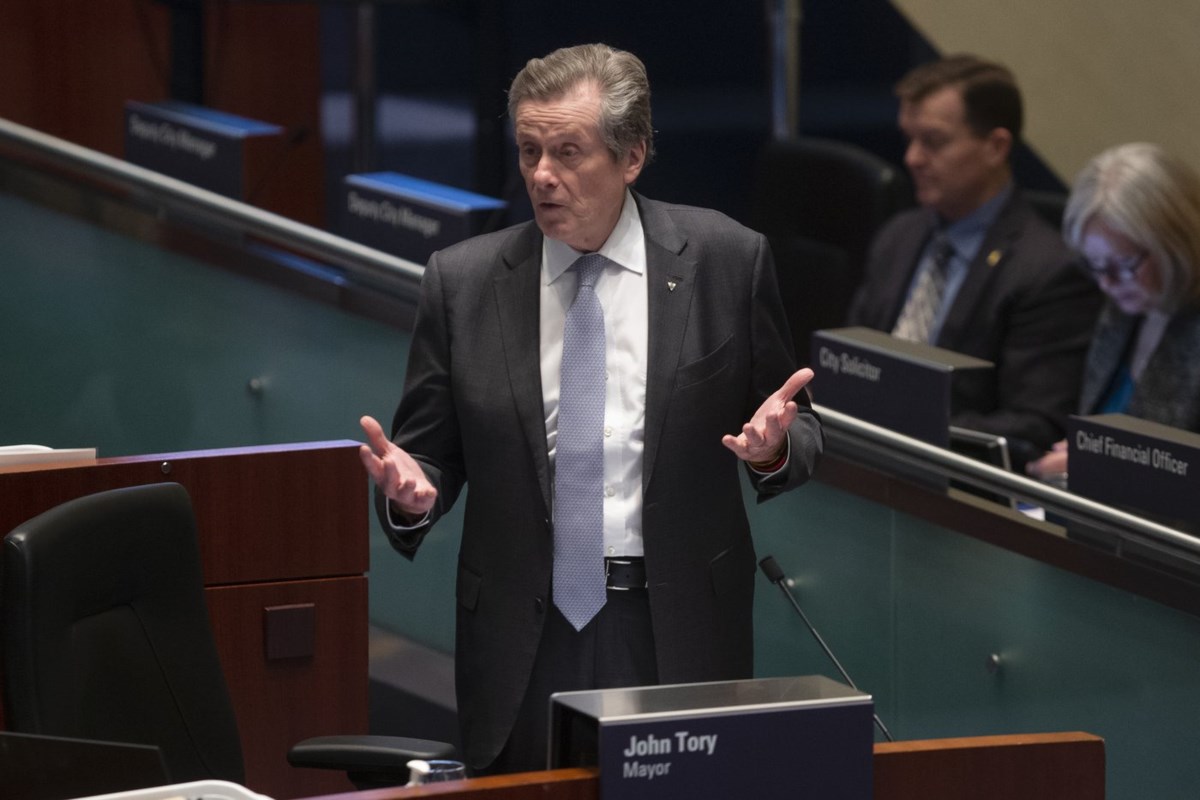 Former Toronto mayor John Tory announces he won't run in 2026 municipal election