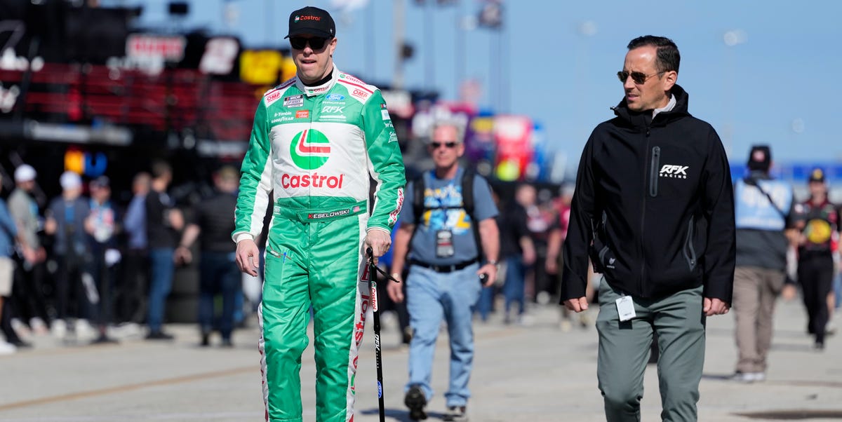 Brad Keselowski Racing Through Injury at Darlington Raceway