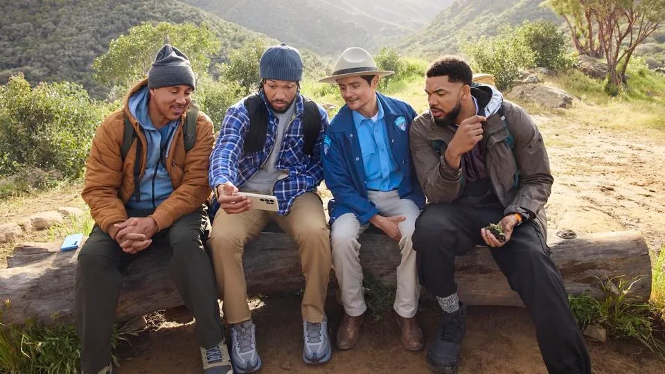 John Starks, Jalen Brunson and Karl-Anthony Towns