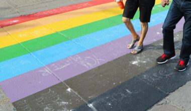 Alberta town passes bylaw to ban decorative flags, crosswalks from government land