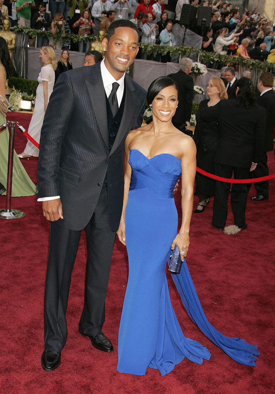 Will Smith and Jada Pinkett Smith during The 78th Annual Academy Awards - Arrivals at Kodak Theatre in Hollywood, California, United States. (Photo by Jeffrey Mayer/WireImage)