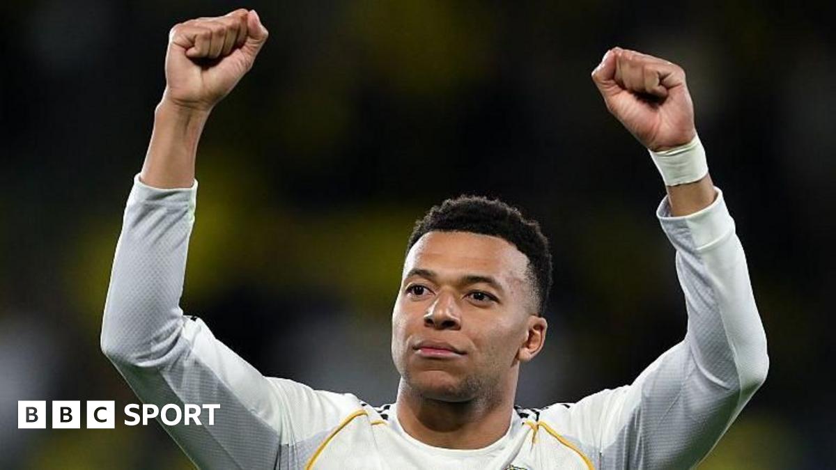 An AI-generated image of Kylian Mbappe skiing while holding his turtle