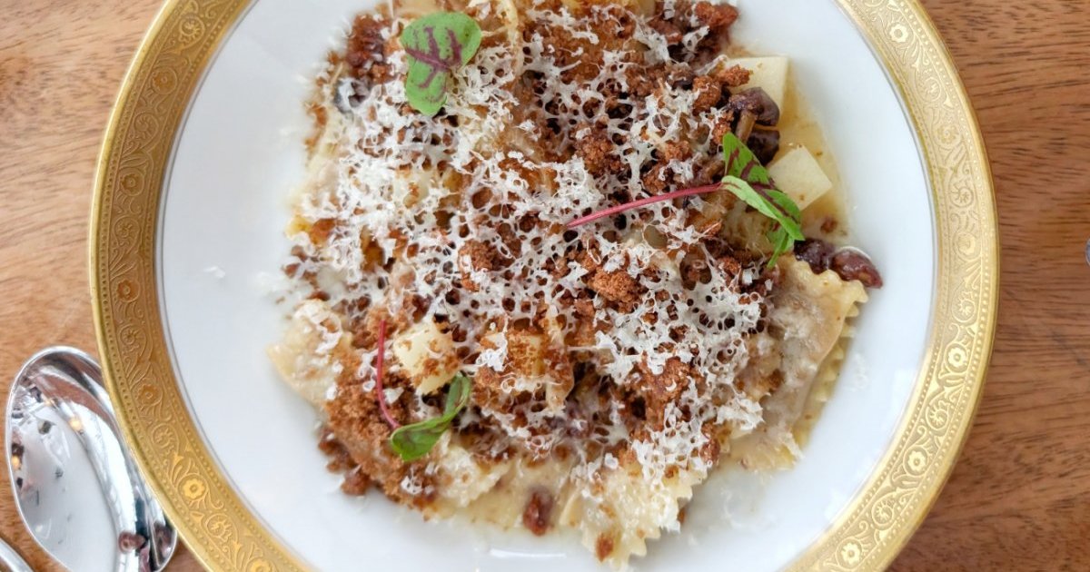A Perfect Bite: Charred Cabbage Agnolotti at Deane House in Calgary