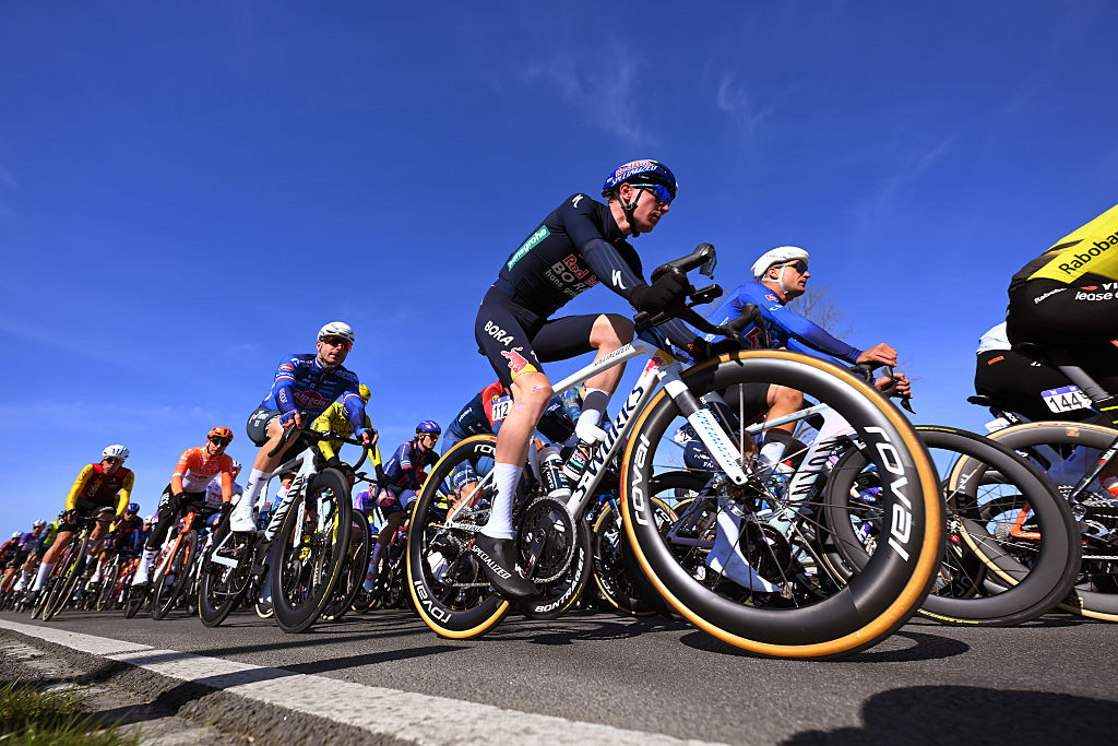 MIDDELKERKE, BELGIUM - MARCH 29: Jarrad Drizners of Australia and Team Red Bull - BORA - hansgrohe prior to the 88th In Flanders Fields - From Middelkerke to Wevelgem 2026 - Men&amp;apos;s Elite a 240.8km one day race from Middelkerke to Wevelgem / #UCIWT / on March 29, 2026 in Middelkerke, Belgium. (Photo by Tim de Waele/Getty Images)