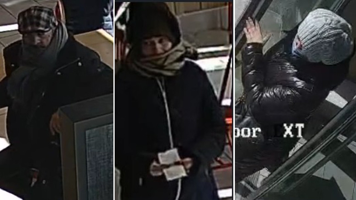 3 suspects wanted in distraction theft investigation in Fairbank