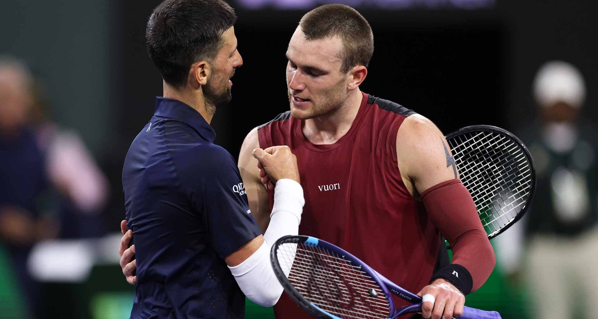 Jack Draper downs Novak Djokovic in gruelling Indian Wells thriller | ATP Tour