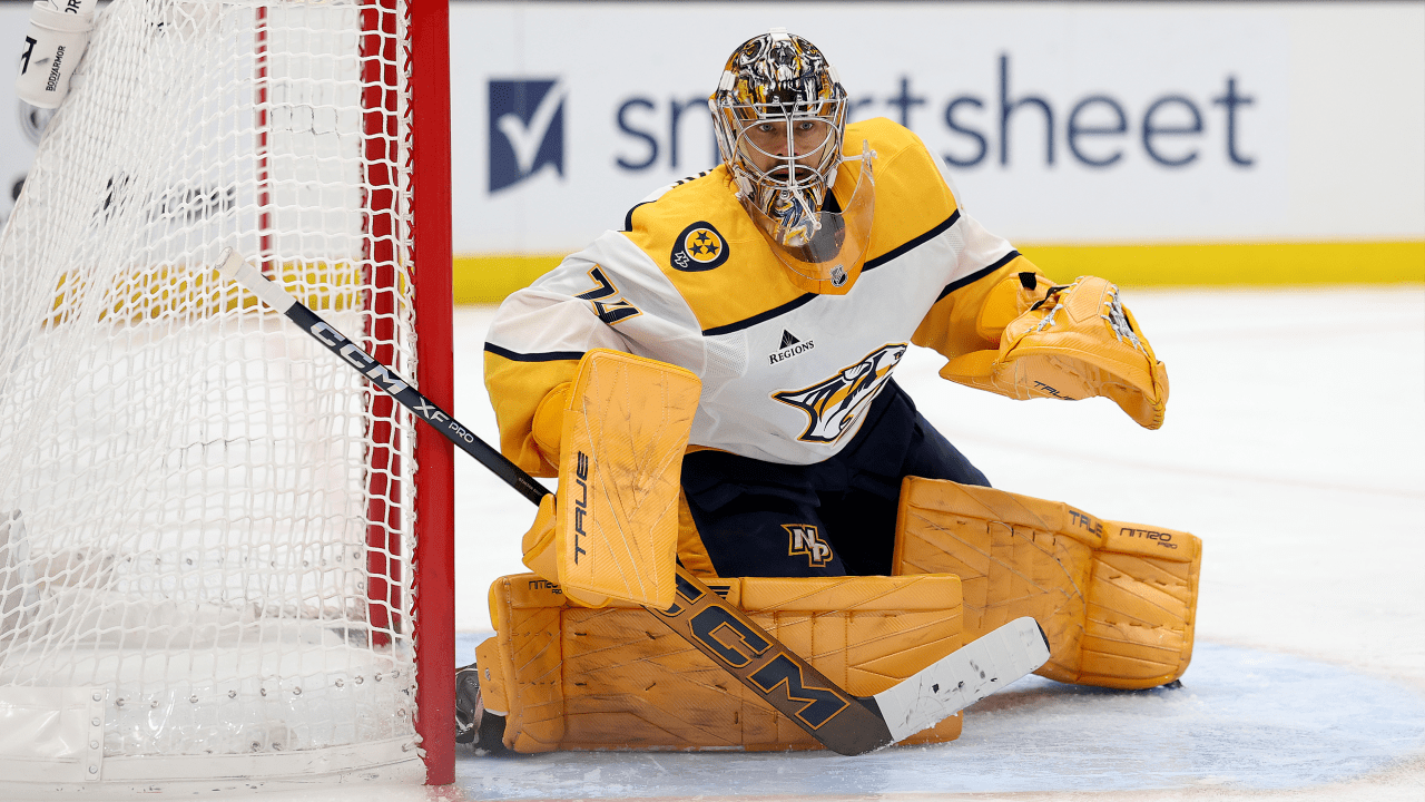 Saros makes 43 saves, Predators hand Kraken 3rd straight loss