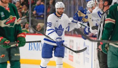 Groulx gets 1st multigoal NHL game, Maple Leafs hold off Wild