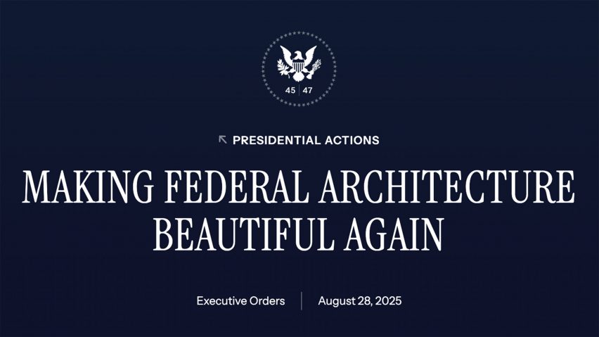 Making Federal Architecture Beautiful Again executive order