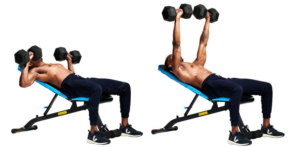 dumbbell incline press dumbbell incline press