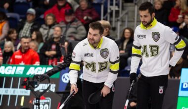 Canada loses to U.S. for second straight defeat at world men's curling championship