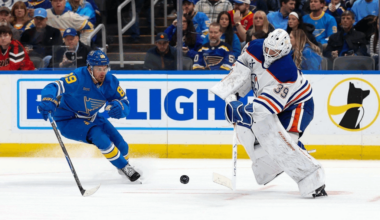 Robert Thomas scores with 9 seconds left in OT as the Blues beat the Oilers 3-2