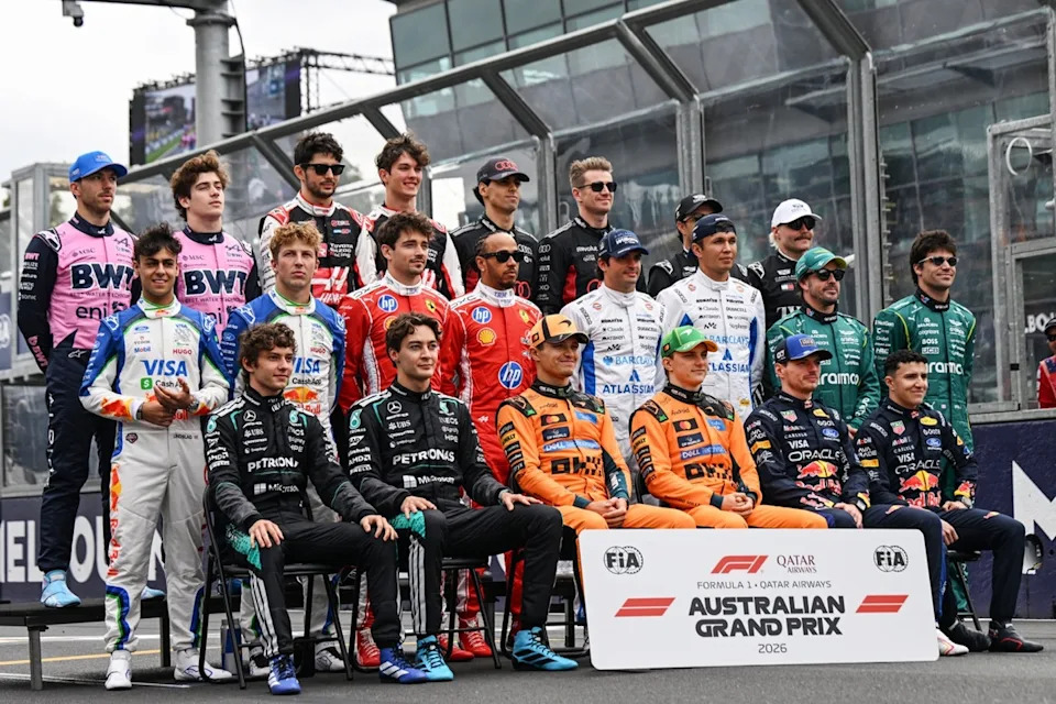 The 2026 F1 drivers photo