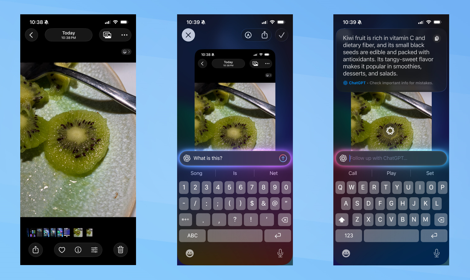 iPhone 17e review screenshots.