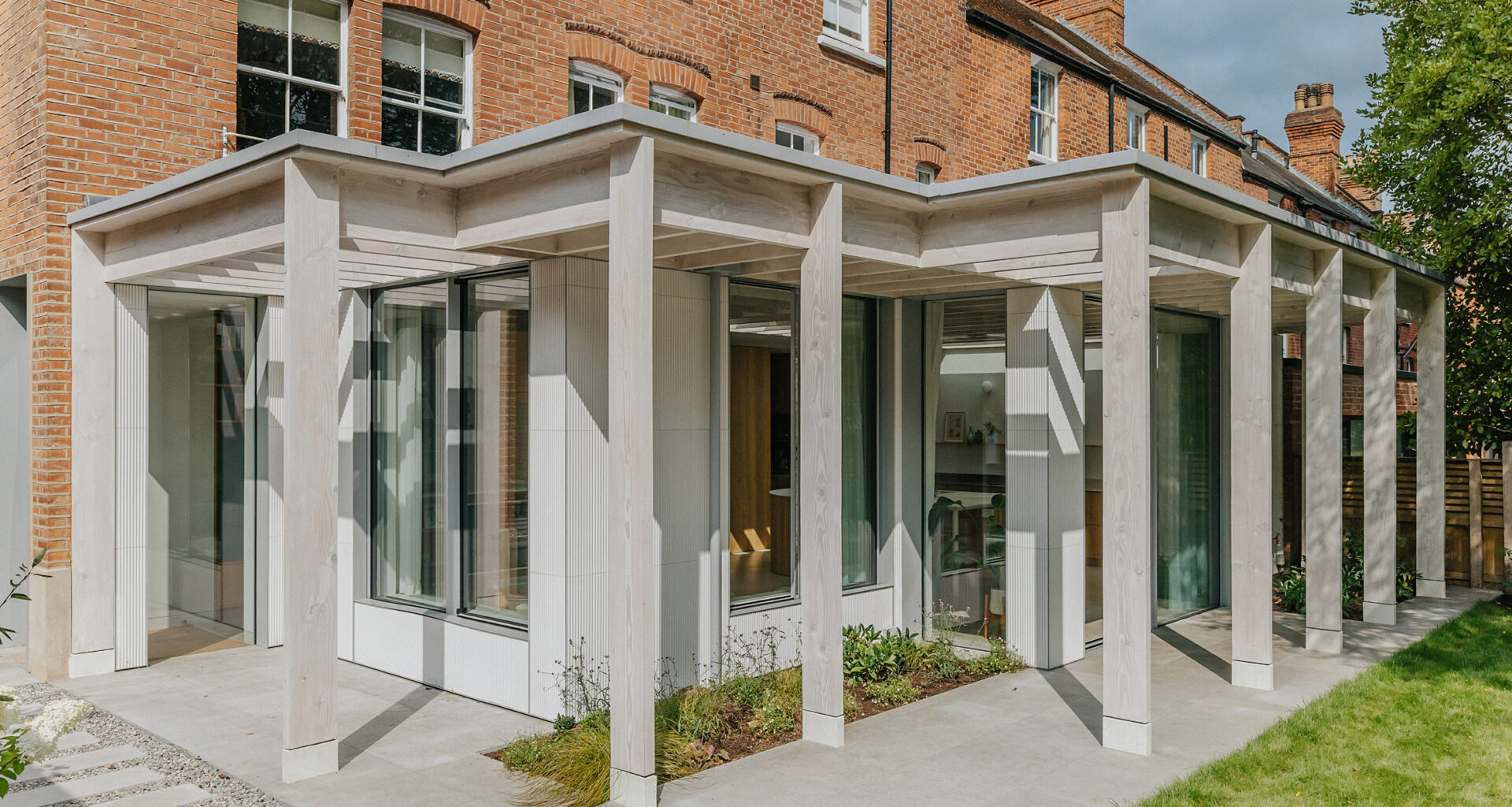 Emil Eve Architects adds Douglas fir extension to London home