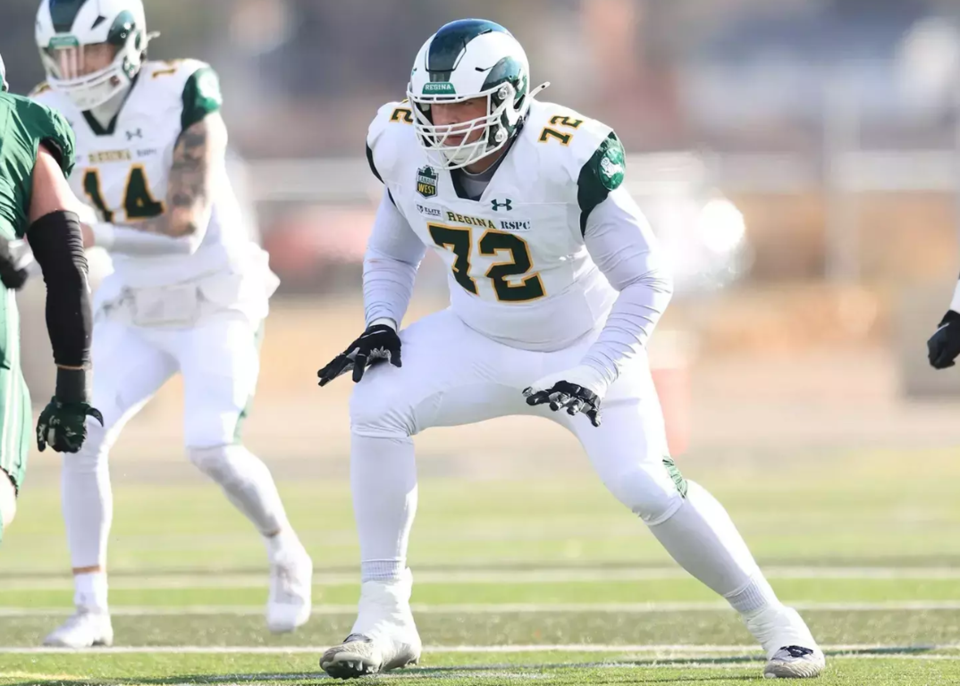University of Regina Rams OL Ethan Graham battling for respect at 2026 CFL Combine | 620 CKRM - The Voice of Saskatchewan