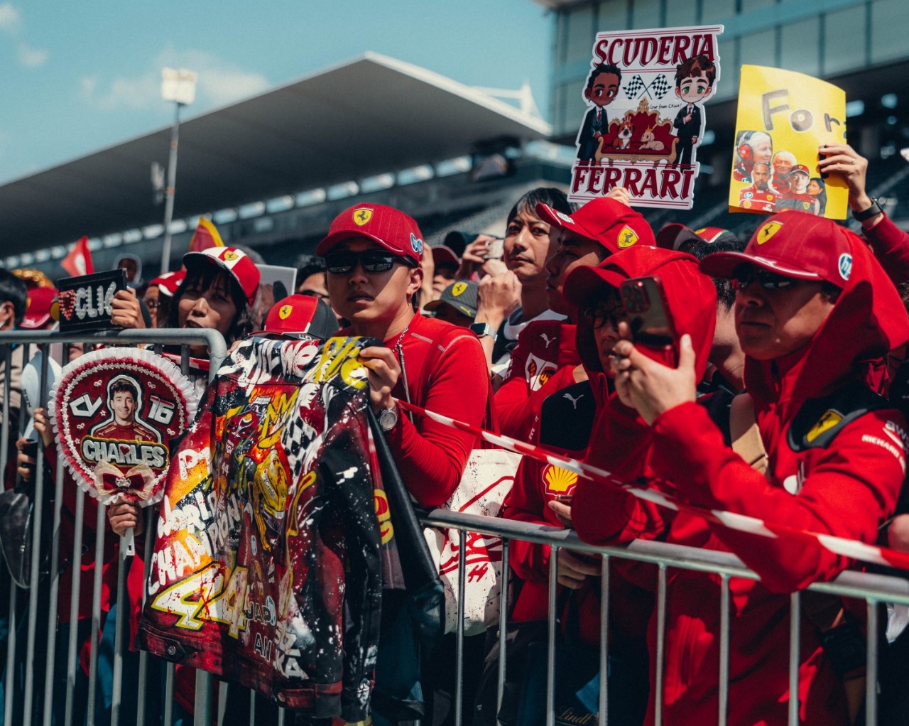 Ferrari Fans at 2025 Japanese GP