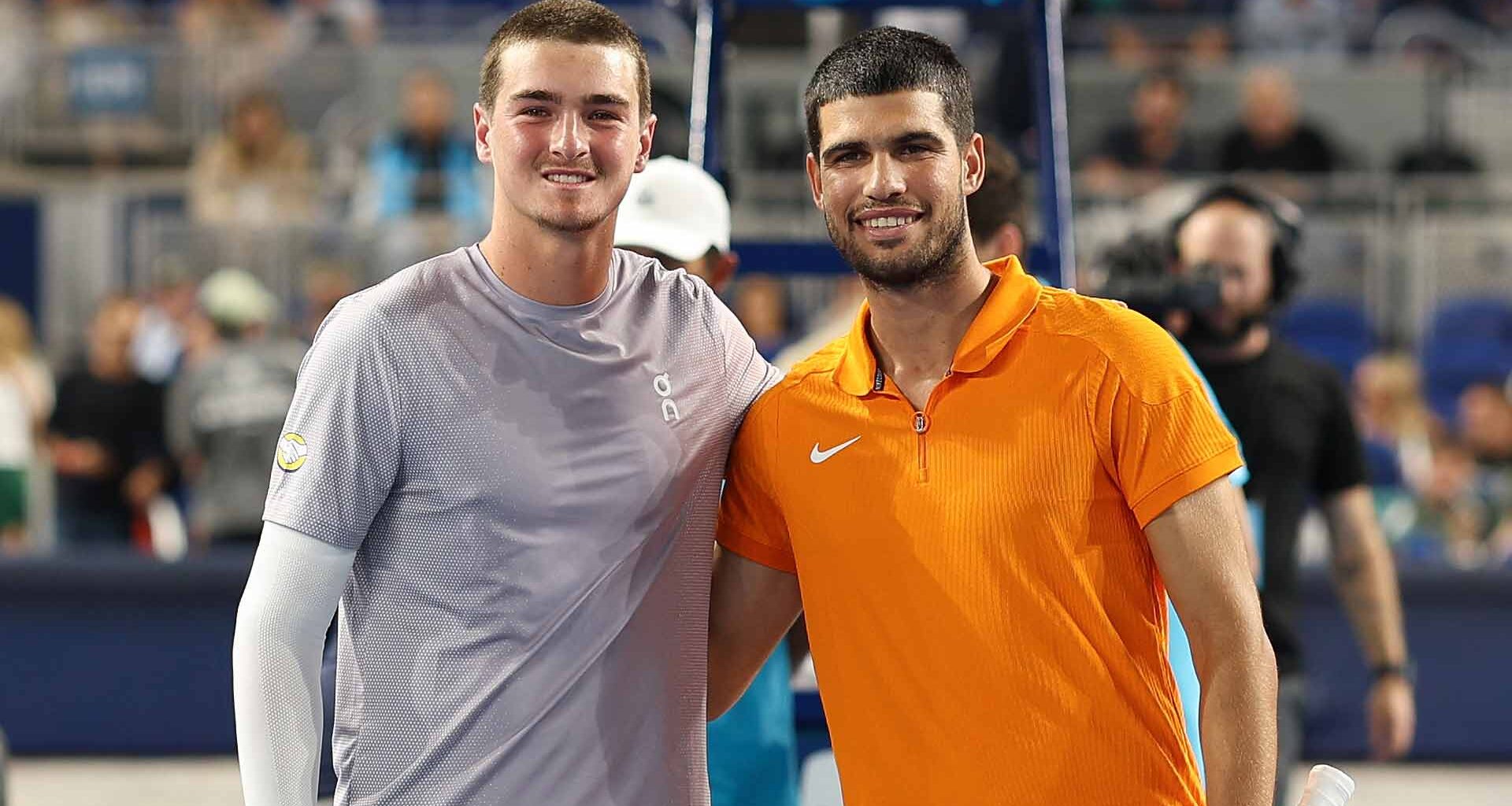 Joao Fonseca and Carlos Alcaraz, who could meet in the Miami second round, played an exhibition in the city in December.