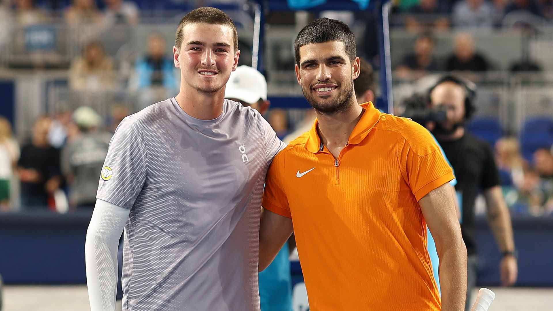 Joao Fonseca and Carlos Alcaraz, who could meet in the Miami second round, played an exhibition in the city in December.