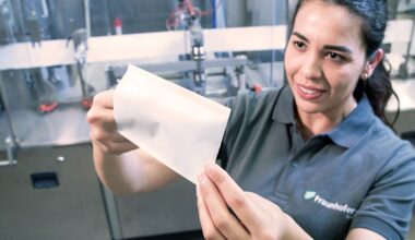 A new manufacturing process uses lasers to seal paper packaging instead of glue