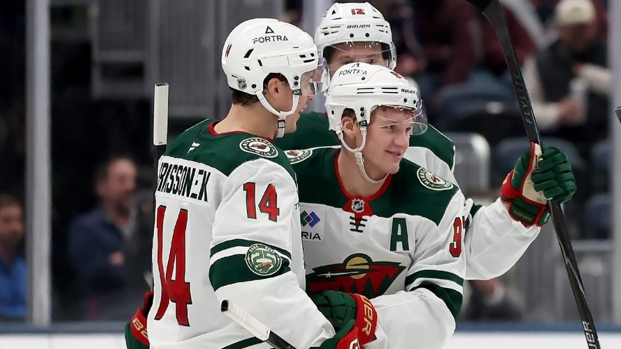 NHL Status Report: Kaprizov, Eriksson Ek out for Wild against Stars