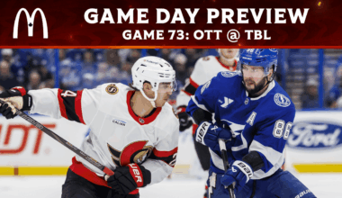 Sens return to Tampa Bay months after season-opening win