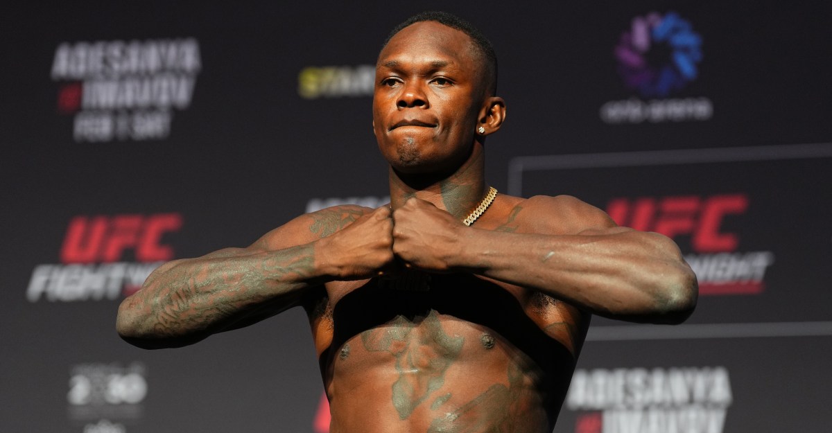 UFC Seattle weigh-in video: Adesanya vs. Pyfer