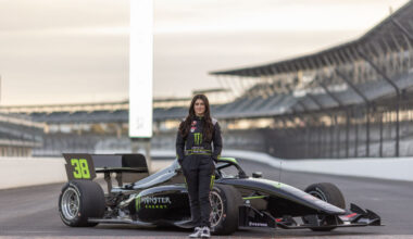 NASCAR's Hailie Deegan Is All Smiles As She Slips Into A Fire Suit & Goes Racin'